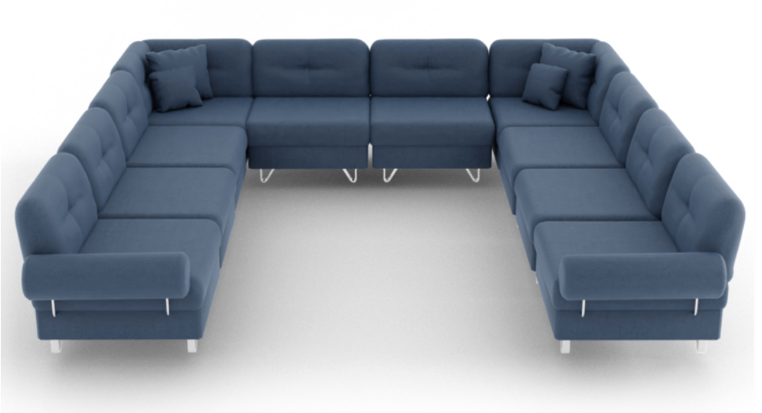 10 Piece Modular Sectional Sofa