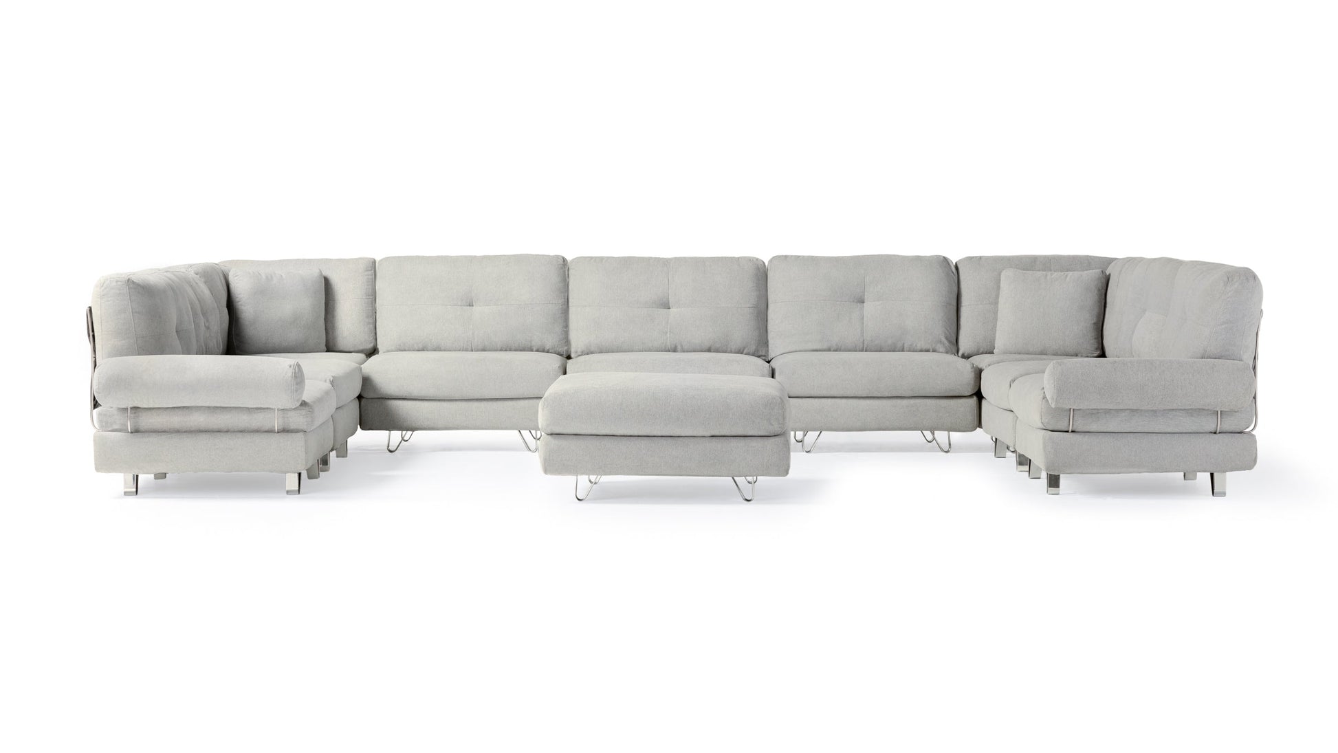 Transformer Couch - 10 Seater - Timberwolf Grey