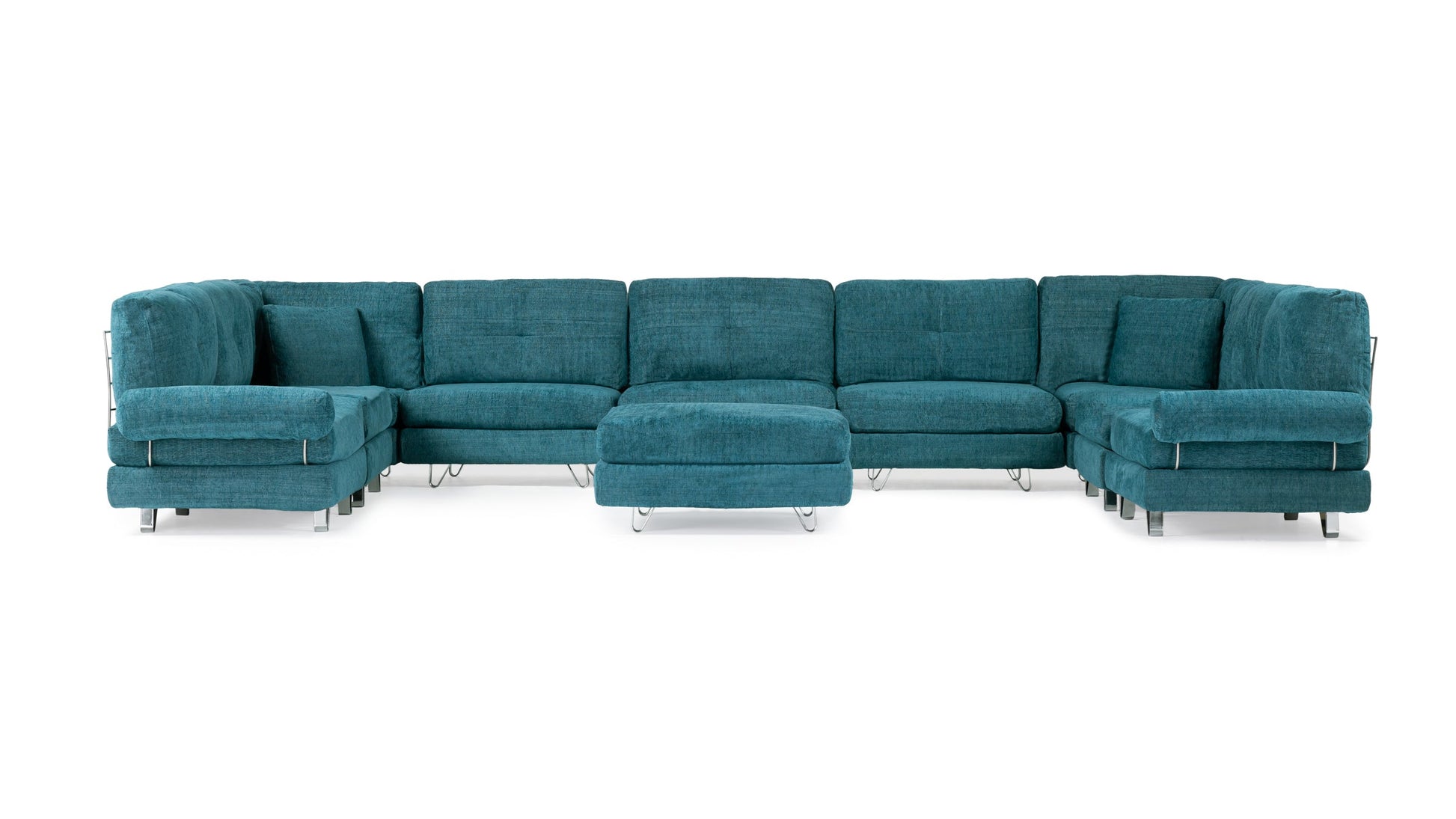 Transformer Couch - 10 Seater - Peacock Blue
