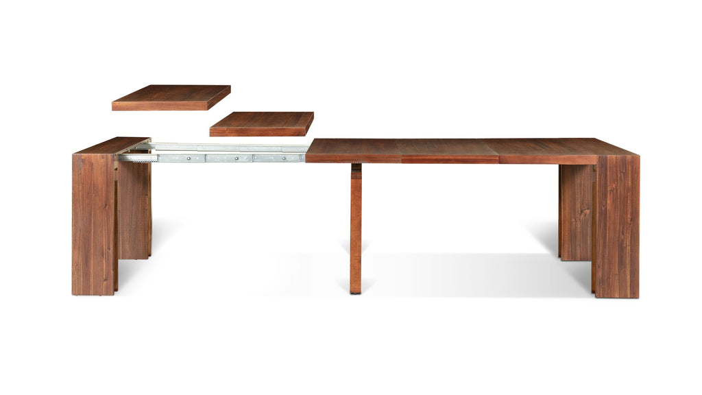 Transformer Table Shown with Removable Panels - American Mahogany