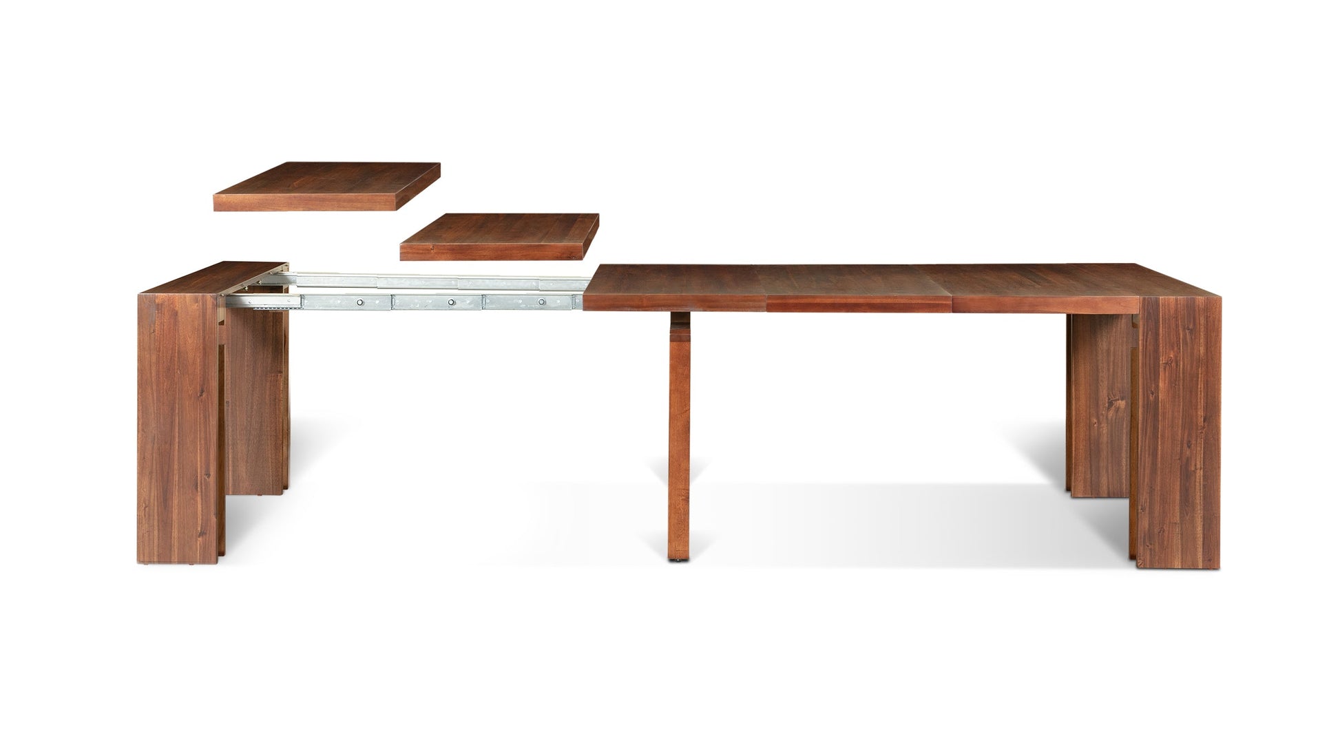 Transformer Table Shown with Removable Panels - American Mahogany