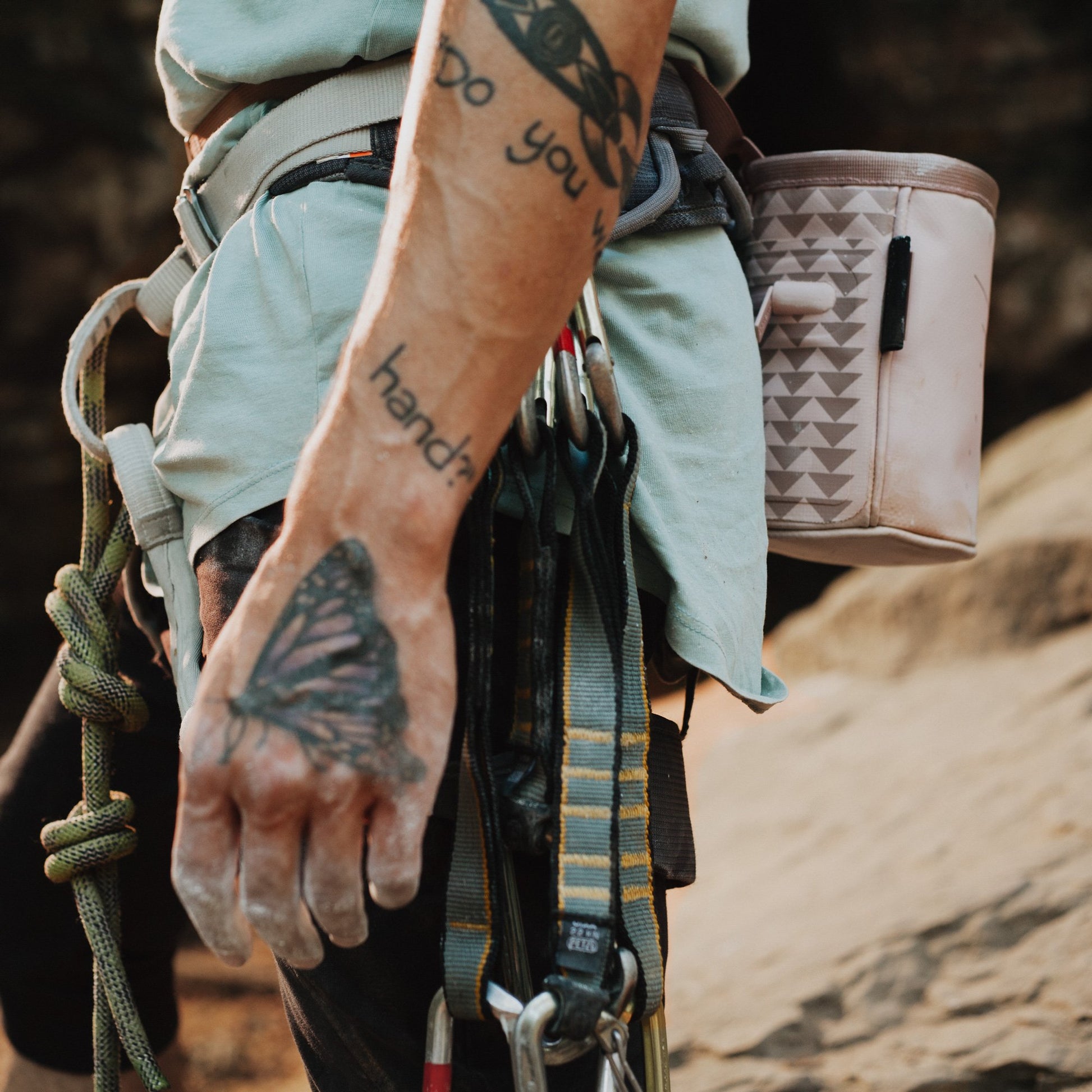 On The Roam - Chalk Bag - Pink