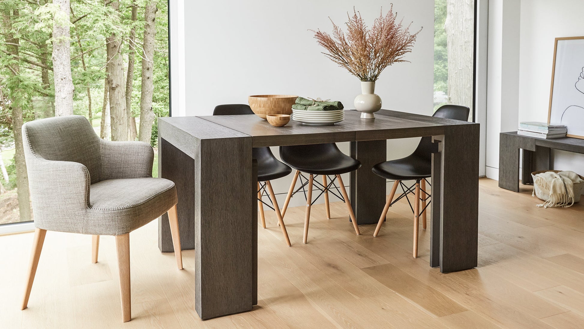 Siberian Birch::Gallery::Expanded Siberian Birch Transformer Table