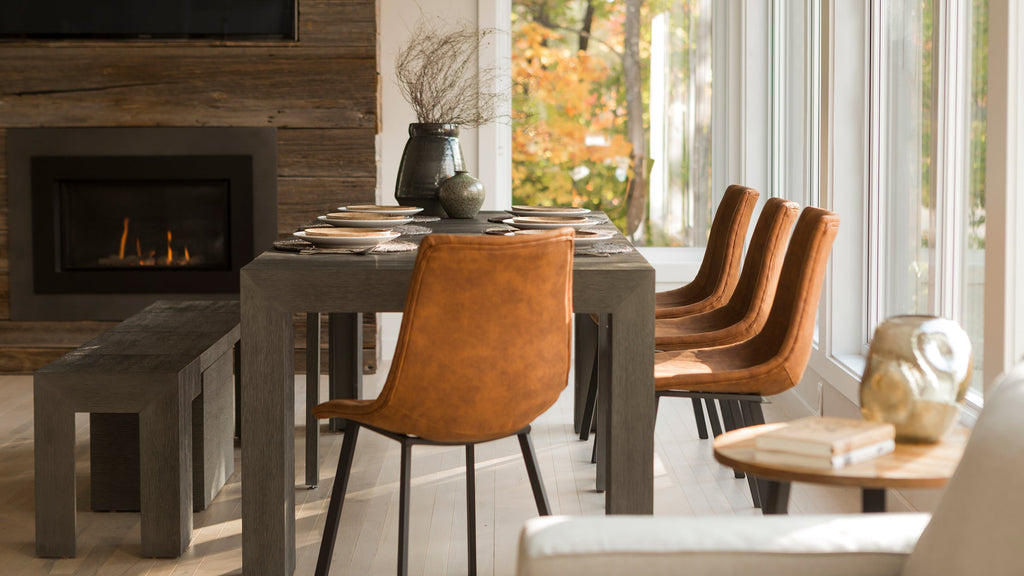 Siberian Birch::Gallery::Expanded Siberian Birch Transformer Table and Bench