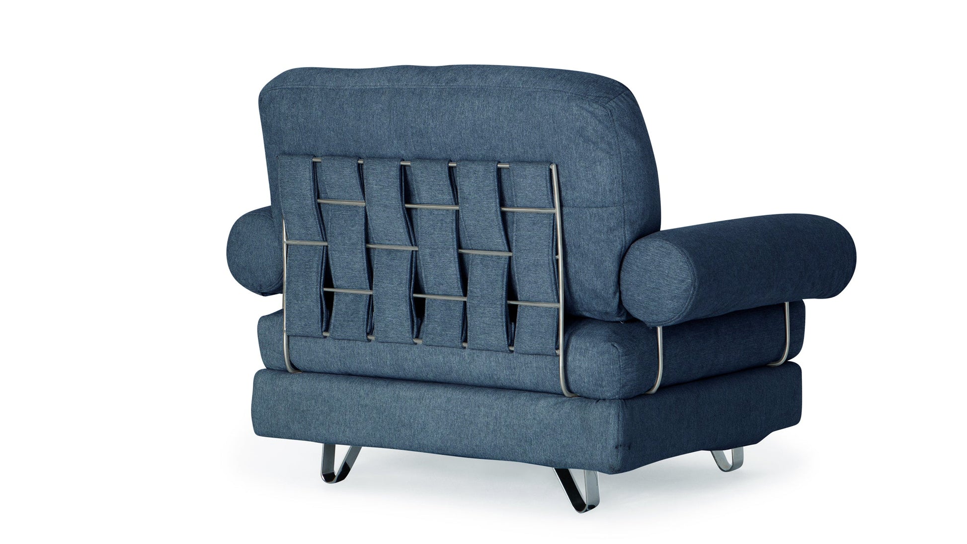 Navy Blue - Fabric::Gallery::Transformer Couch 10 seater back view