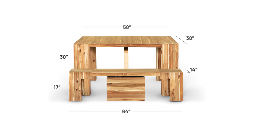 Australian Acacia::Specs::Length: 2 panel