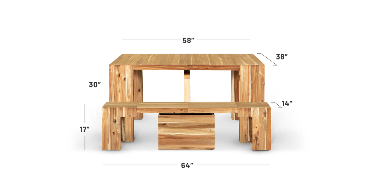 Australian Acacia::Specs::Length: 2 panel