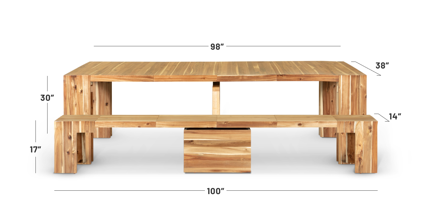 Australian Acacia::Specs::Length: 4 panel