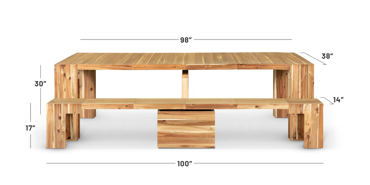 Australian Acacia::Specs::Length: 4 panel