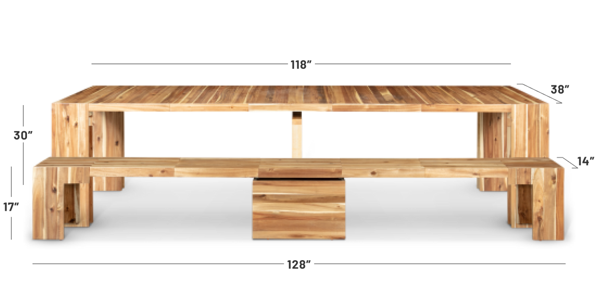 Australian Acacia::Specs::Length: 5 panel