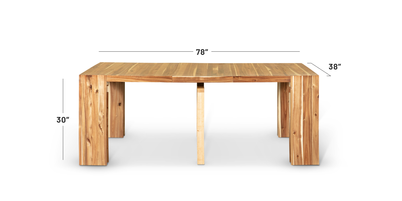 Australian Acacia::Specs::Length: 3 panel