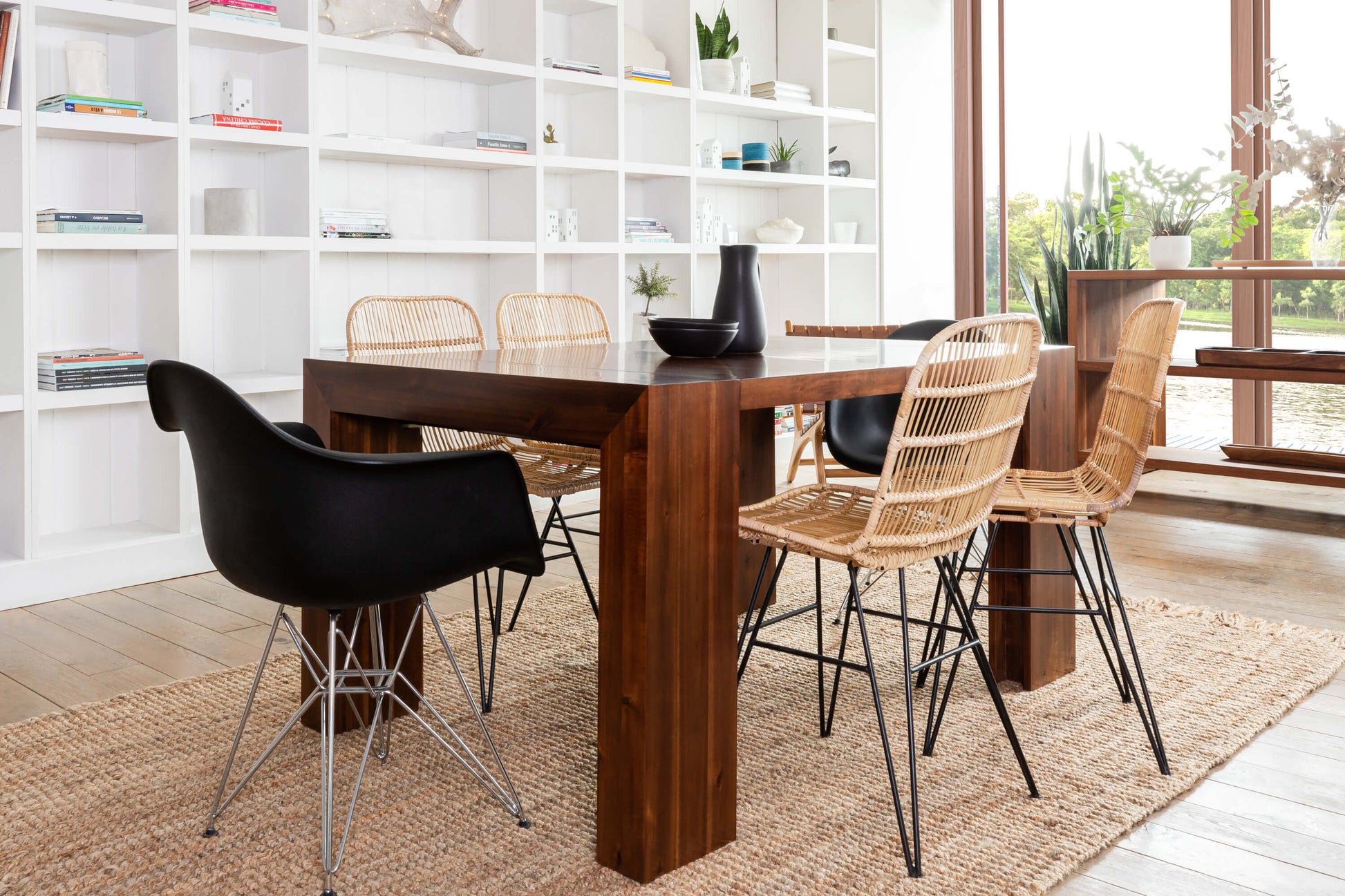 American Mahogany::Lifestyle::American Mahogany Transformer Table