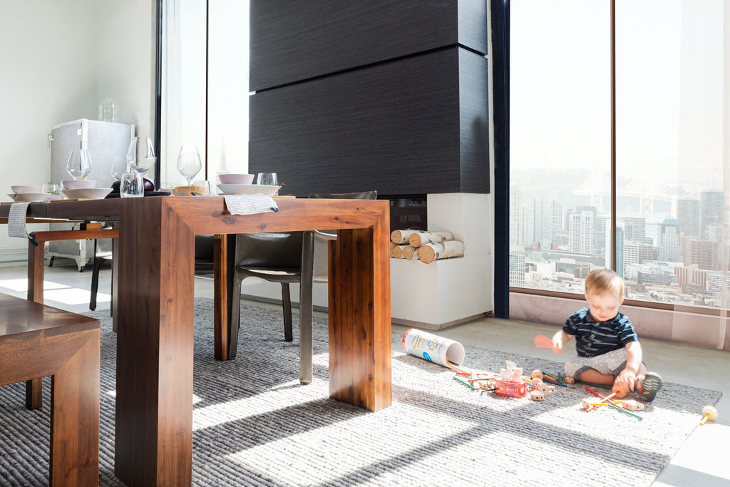 American Mahogany::Lifestyle::Informal table setting on the American Mahogany Dining Set  4