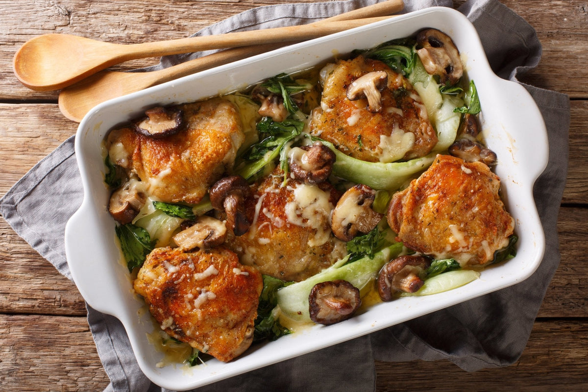 Organic Chicken Thighs (with skin and bone) - Heartstone Farm