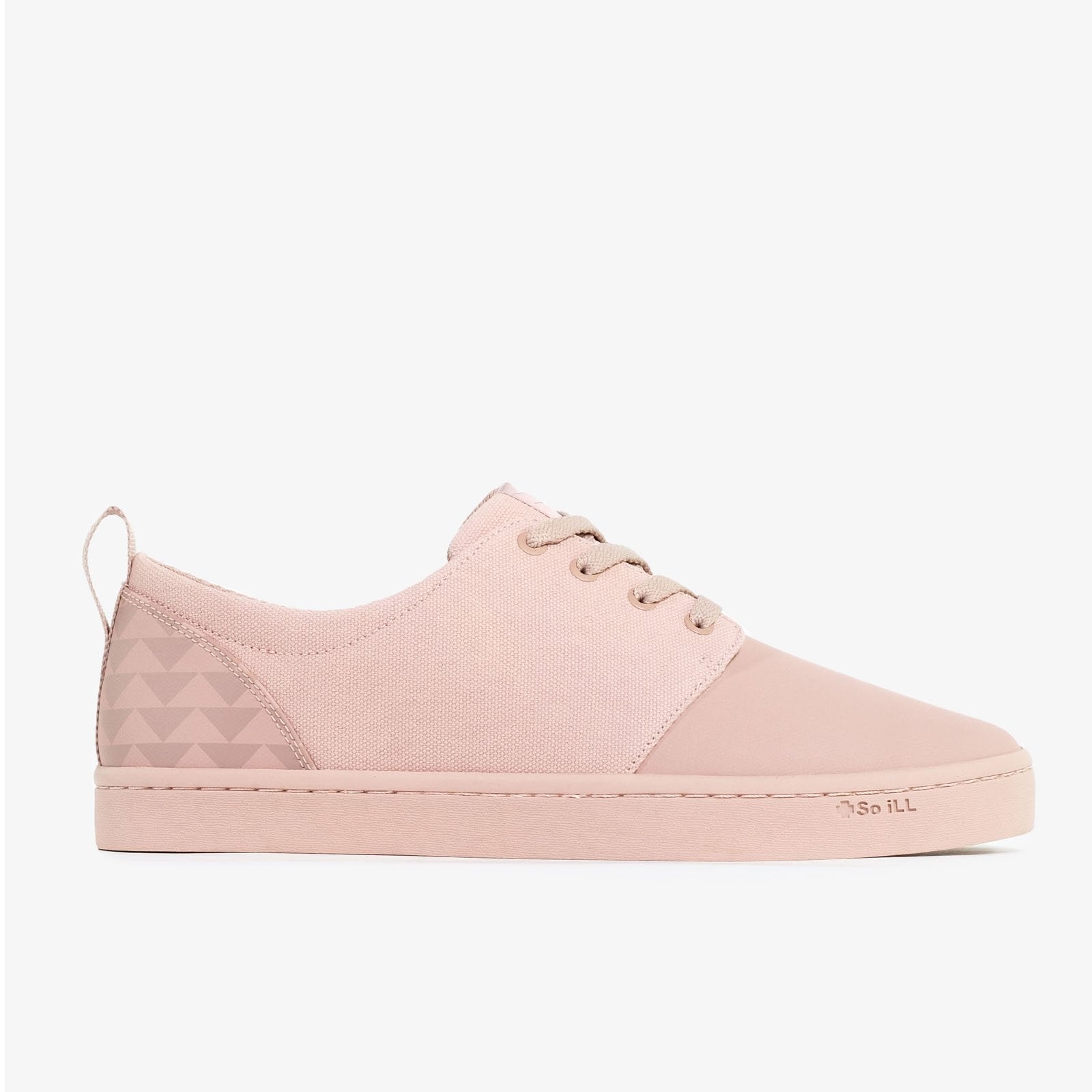 the so ill x on the roam dirty pink wino, designed by jason momoa is shown on a grey background with the outstep of the show facing out
