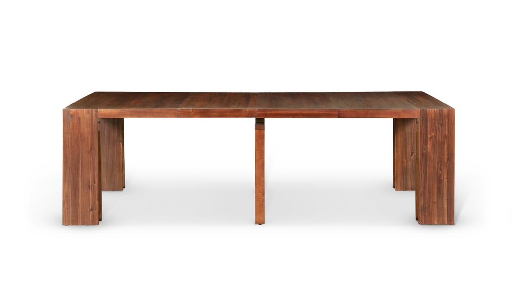 American Mahogany::LandingTimeline::Expanded American Mahogany table on white background